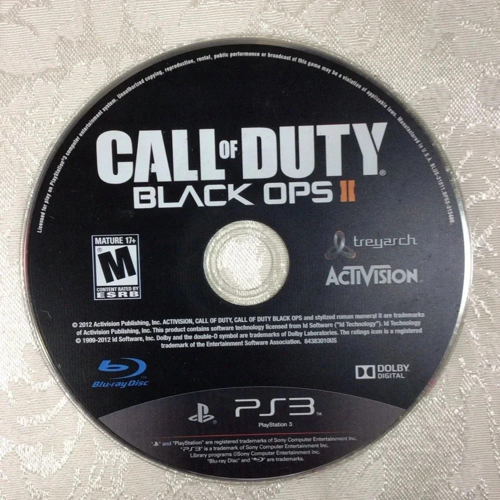 PS3 Call of Duty Black Ops and Call of Duty MW3 Video Games - Rated M